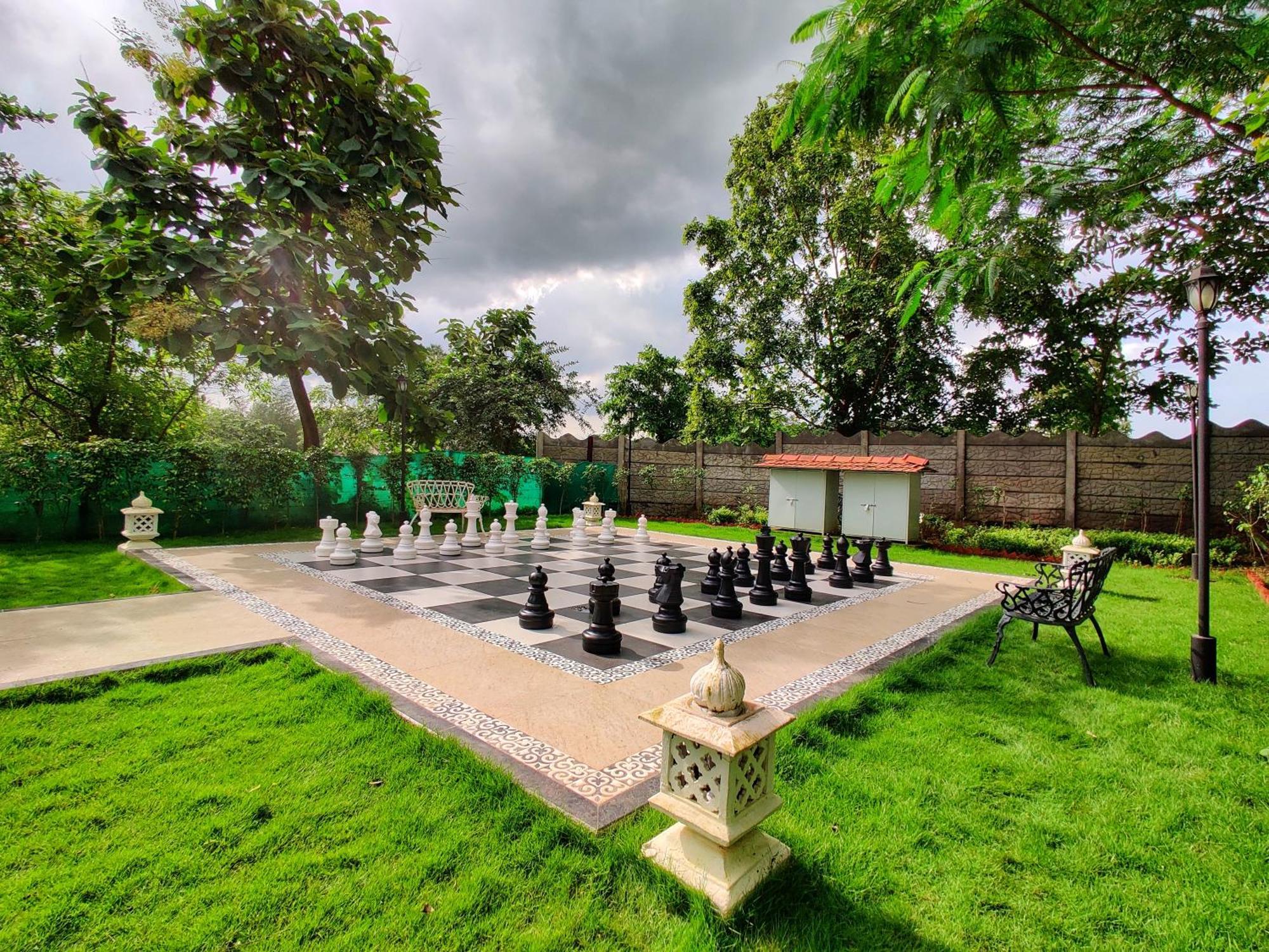 Pushpam Sanskruti Resort Karjat - A Pure Veg Resort Dhamni ภายนอก รูปภาพ